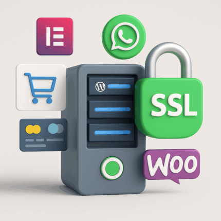 Hosting + SSL for Entrepreneur Online Store